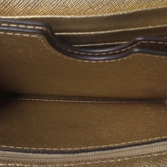 Michael Kors Golden Crossbody Purse - Picture 11 of 13